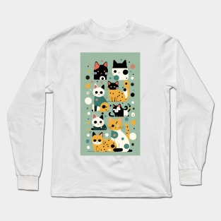 Paw Prints & Polka Dots Long Sleeve T-Shirt